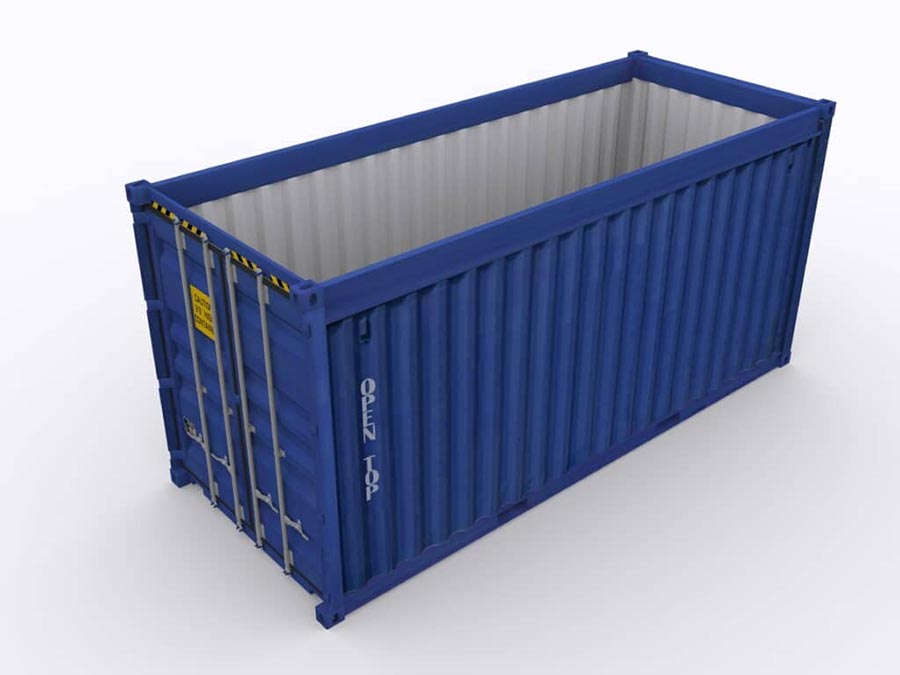 ¿Cuáles son los escenarios de aplicación de Open Top Container?