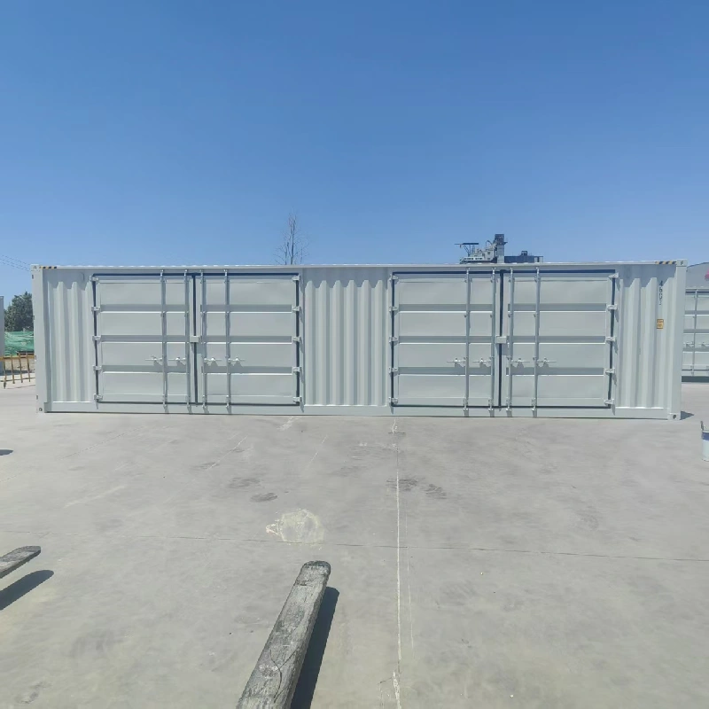 Contenedor de cubos de 40 pies de altura con 2 puertas laterales
