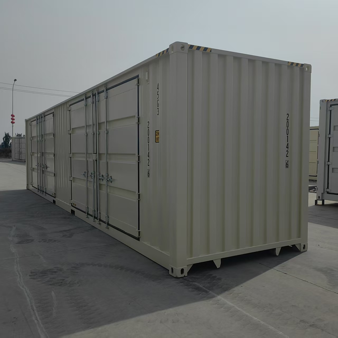 Contenedor de cubo alto de lado abierto de 40 pies