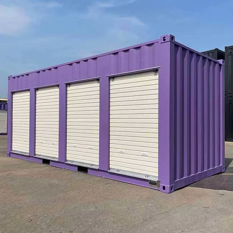 Contenedor de almacenamiento automático con puerta enrollable